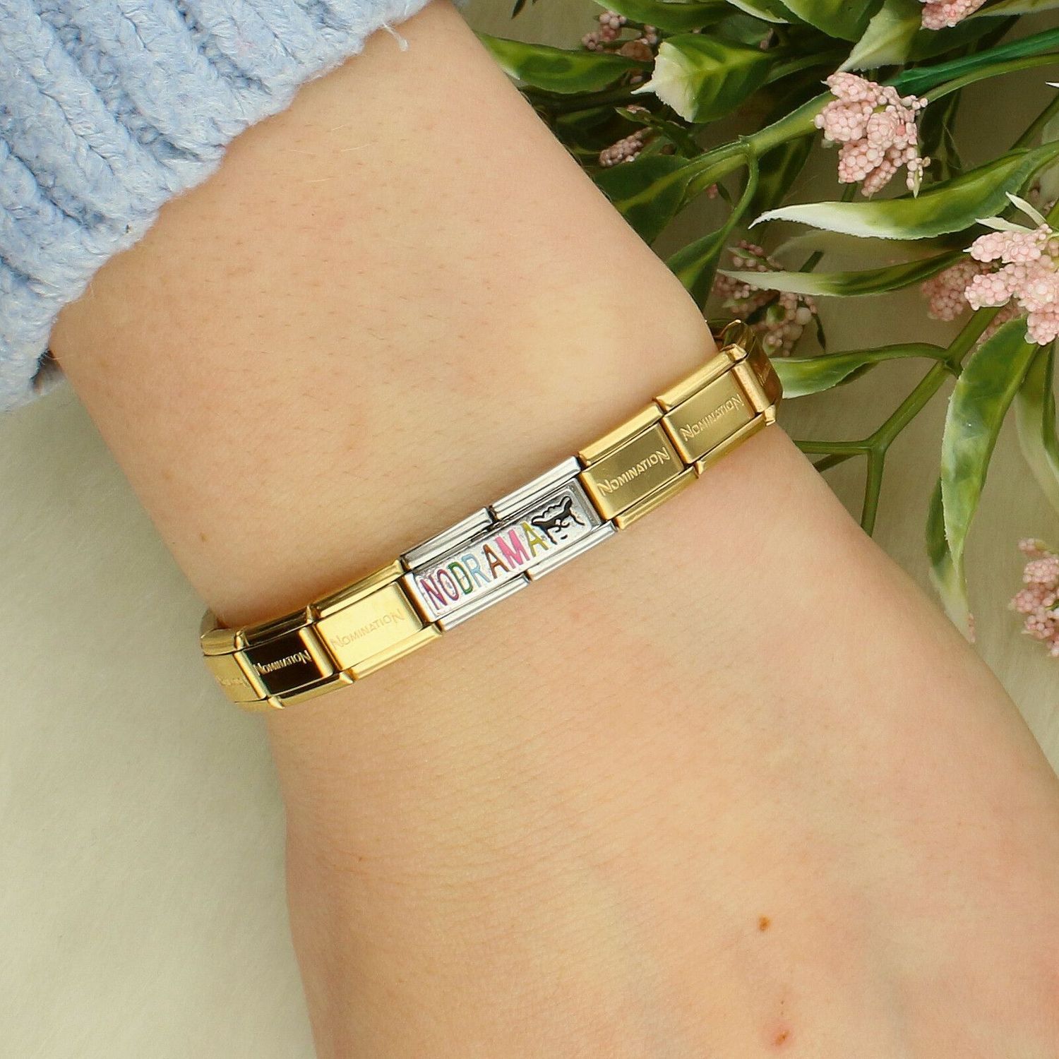 Nomination Double Link 925 zawieszka srebro 'Bez dramatu Lama' 330721 05 biżuteria nomination nomination zawieszki nomination baza.jpg